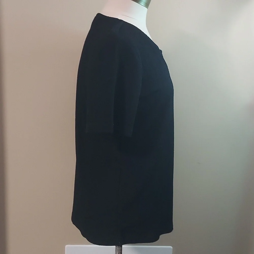 CALVIN klein womens blouse black size M in excellent condition - Picture 4 of 13